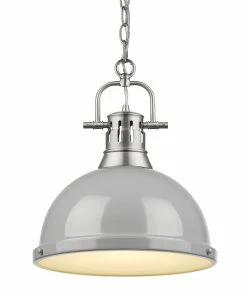 Golden Lighting Duncan 1 Light Pendant With Chain - Closeout