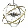Golden Lighting Atom 6 Light Chandelier - Closeout American Farmhouse