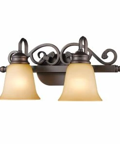 Golden Lighting American Farmhouse Belle 2 Light Bath Vanity
