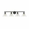Golden Lighting Carver 4 Light Bath Vanity American Farmhouse