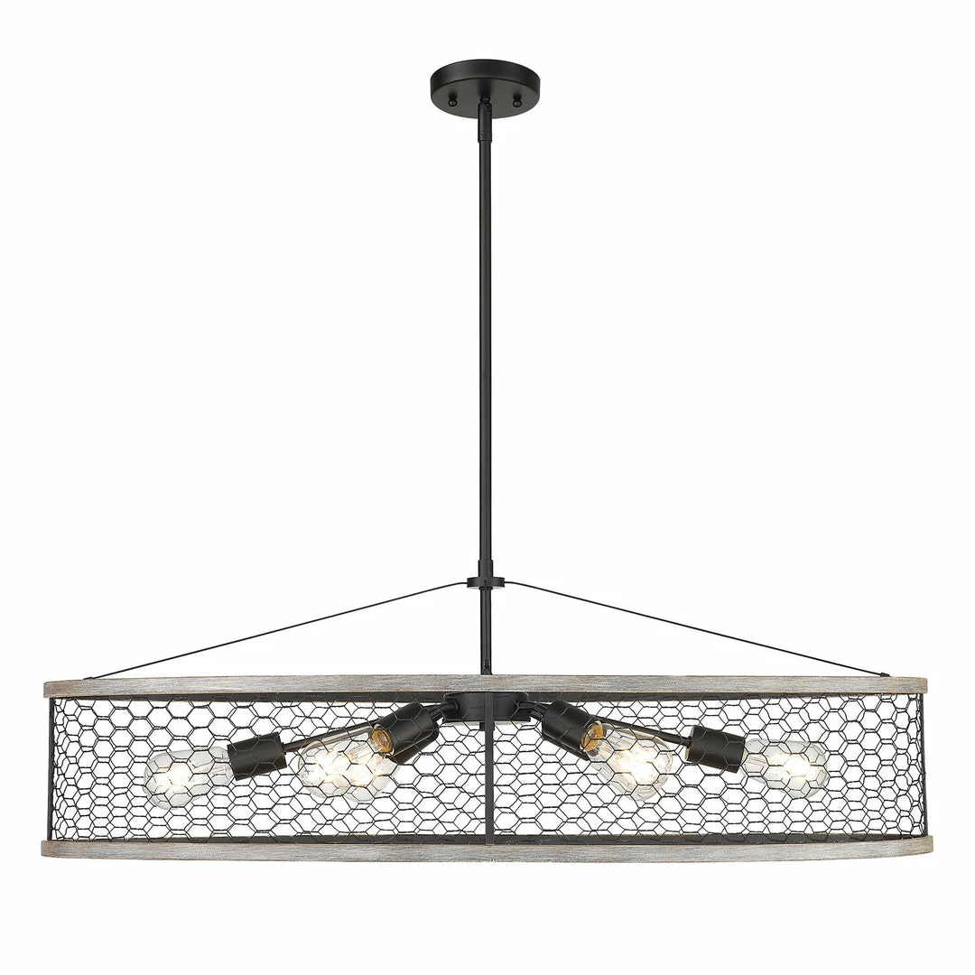 Best reviews of ๐ Golden Lighting Bailey Linear Pendant American Farmhouse ๐ฅ 4 Golden Lighting Bailey Linear Pendant American Farmhouse