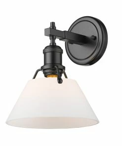 Golden Lighting Orwell 1 Light Bath Vanity American Farmhouse