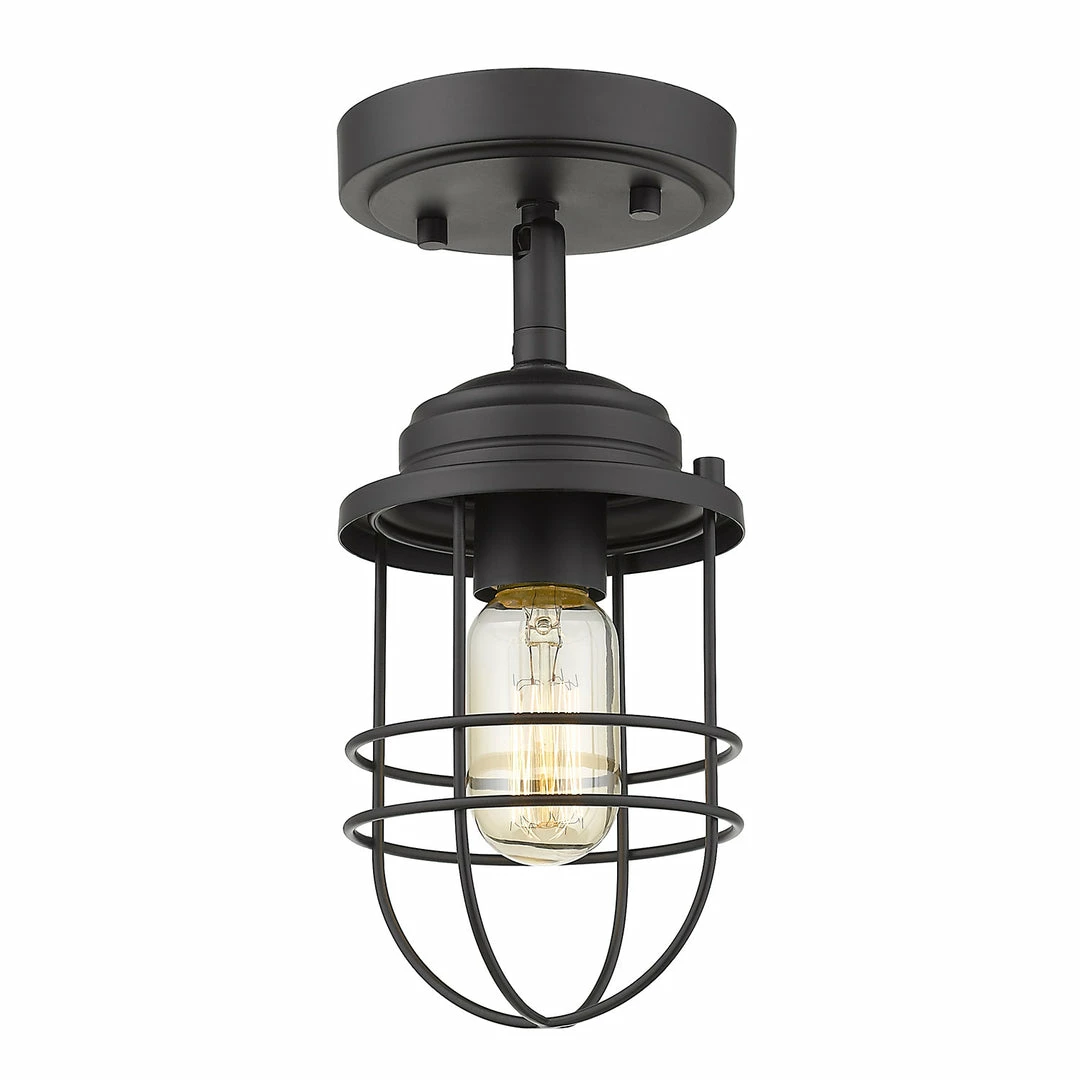 Discount ๐ Golden Lighting Seaport Semi-Flush ๐ 6 Golden Lighting Seaport Semi-Flush
