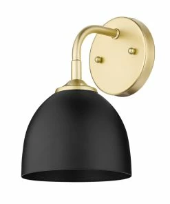 Golden Lighting Zoey 1 Light Wall Sconce American Farmhouse