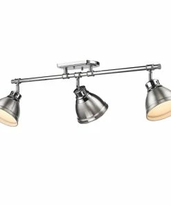 Golden Lighting Duncan Semi-Flush - Track Light - Closeout American Farmhouse