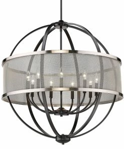 Cheapest โจ Golden Lighting American Farmhouse Colson 9 Light Chandelier ๐งจ 43 Golden Lighting American Farmhouse Colson 9 Light Chandelier