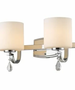 Golden Lighting American Farmhouse Evette 2 Light Bath Vanity