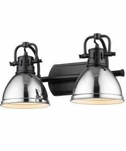 New ✨ Golden Lighting Duncan 2 Light Bath Vanity 👍 161 Golden Lighting Duncan 2 Light Bath Vanity