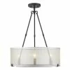 Golden Lighting Alyssa 3 Light Semi-Flush - Short And Long Rod Transitional Looks