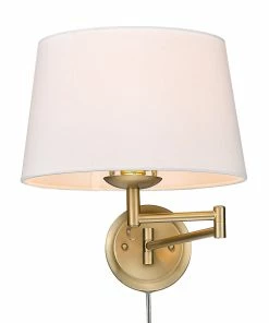 Golden Lighting American Farmhouse Eleanor 1 Light Articulating Wall Sconce