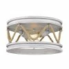 Golden Lighting Chatham Flush Mount American Farmhouse