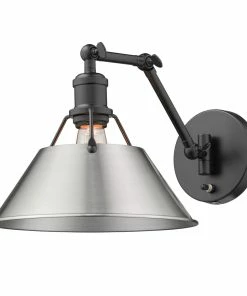 Golden Lighting Transitional Looks Orwell 1 Light Articulating Wall Sconce