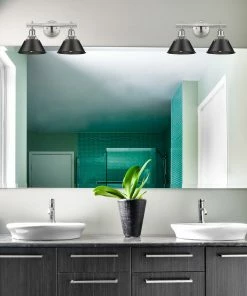 Golden Lighting American Farmhouse Orwell 2 Light Bath Vanity