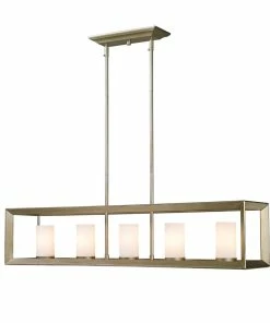 Discount 😉 Golden Lighting Smyth 5 Light Linear Pendant American Farmhouse ⌛ 43 Golden Lighting Smyth 5 Light Linear Pendant American Farmhouse