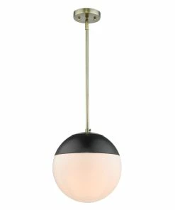 New ๐ Golden Lighting American Farmhouse Dixon 1 Light Pendant With Rod - Closeout โ๏ธ 22 Golden Lighting American Farmhouse Dixon 1 Light Pendant With Rod - Closeout