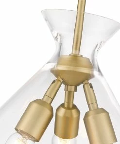 Golden Lighting American Farmhouse Malta 3 Light Pendant