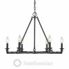 Golden Lighting American Farmhouse Saxon 6 Light Chandelier