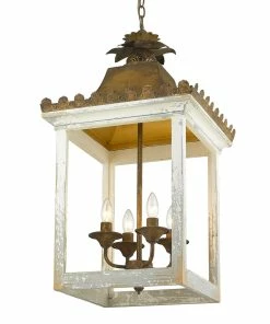 Golden Lighting American Farmhouse Finley 4 Light Pendant