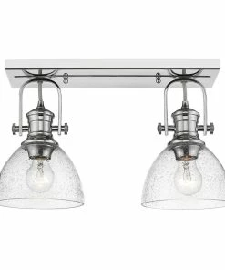 Wholesale ❤️ Golden Lighting Hines 2 Light Semi-Flush American Farmhouse 😉 34 Golden Lighting Hines 2 Light Semi-Flush American Farmhouse