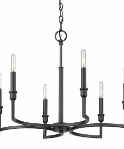 Golden Lighting American Farmhouse Ellyn 6 Light Chandelier