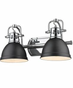 New ✨ Golden Lighting Duncan 2 Light Bath Vanity 👍 190 Golden Lighting Duncan 2 Light Bath Vanity