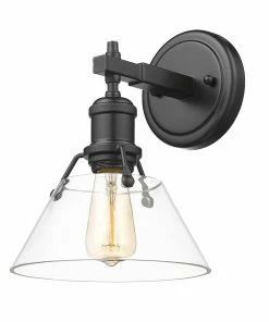 Golden Lighting Orwell 1 Light Bath Vanity American Farmhouse