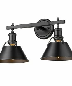 Golden Lighting American Farmhouse Orwell 2 Light Bath Vanity