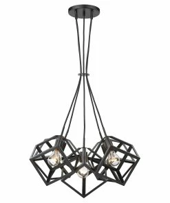 Golden Lighting American Farmhouse Cassio 5 Light Pendant