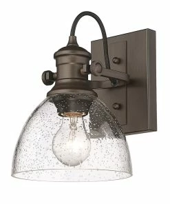 Golden Lighting Hines 1 Light Semi-Flush