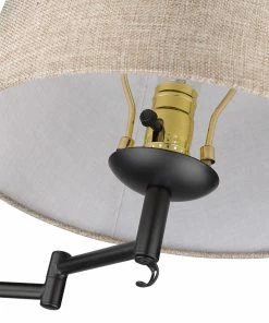 Golden Lighting American Farmhouse Eleanor 1 Light Articulating Wall Sconce