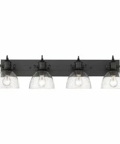 Golden Lighting American Farmhouse Hines 4 Light Bath Vanity