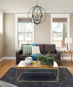 Best Pirce ๐งจ Golden Lighting American Farmhouse Colson 6 Light Chandelier โค๏ธ 42 Golden Lighting American Farmhouse Colson 6 Light Chandelier