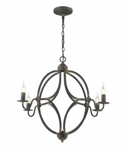 Golden Lighting Caspian 4 Light Chandelier