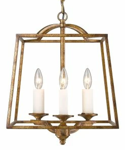Golden Lighting Athena 3 Light Pendant Transitional Looks