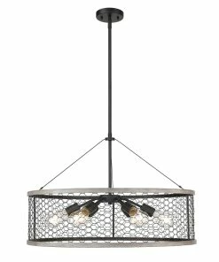 Golden Lighting Bailey 6 Light Chandelier - Closeout