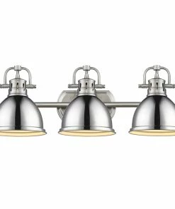 Golden Lighting Duncan 3 Light Bath Vanity - Closeout American Farmhouse