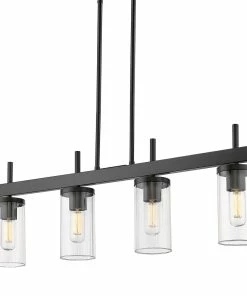 Golden Lighting American Farmhouse Winslett Linear Pendant