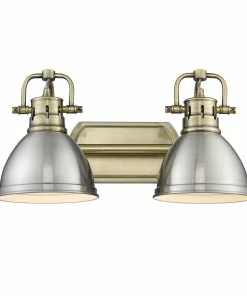 New ✨ Golden Lighting Duncan 2 Light Bath Vanity 👍 139 Golden Lighting Duncan 2 Light Bath Vanity