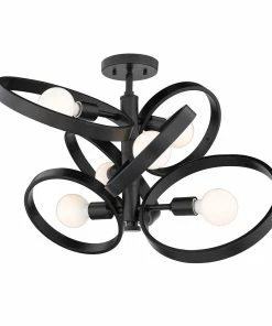 Golden Lighting Sloane 6 Light Semi-Flush - Closeout