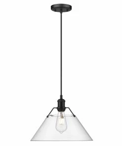 Golden Lighting American Farmhouse Orwell Large Pendant - 14"