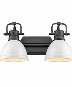 New ✨ Golden Lighting Duncan 2 Light Bath Vanity 👍 180 Golden Lighting Duncan 2 Light Bath Vanity