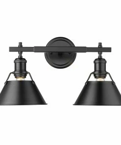 Golden Lighting American Farmhouse Orwell 2 Light Bath Vanity