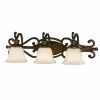 Golden Lighting American Farmhouse Heartwood 4 Light Bath Vanity