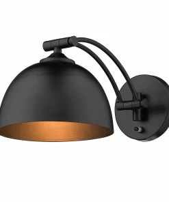 Golden Lighting Rey 1 Light Articulating Wall Sconce