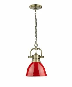 Golden Lighting Transitional Looks Duncan Mini Pendant With Chain - Closeout