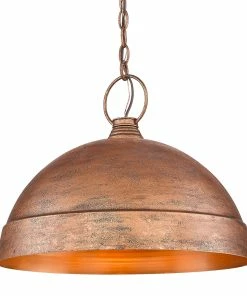 Hot Sale ๐ Golden Lighting American Farmhouse Lincoln 1 Light Pendant ๐ 8 Golden Lighting American Farmhouse Lincoln 1 Light Pendant