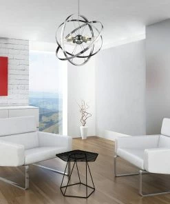 Golden Lighting Atom 6 Light Chandelier - Closeout American Farmhouse