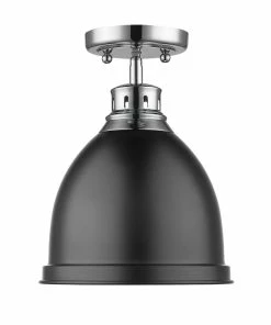 Golden Lighting Duncan Flush Mount American Farmhouse