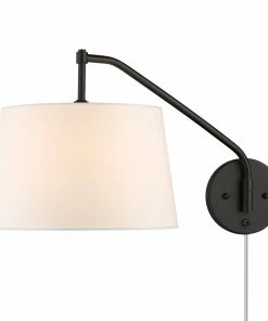 Golden Lighting Ryleigh 1 Light Articulating Wall Sconce American Farmhouse