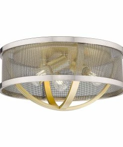 Golden Lighting Colson Flush Mount - 15"